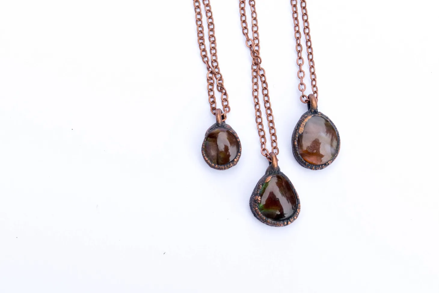 Agate necklace | Mexican Fire Agate necklace