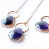 Amethyst necklace | Teardrop Amethyst Necklace