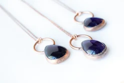 Amethyst necklace | Teardrop Amethyst Necklace