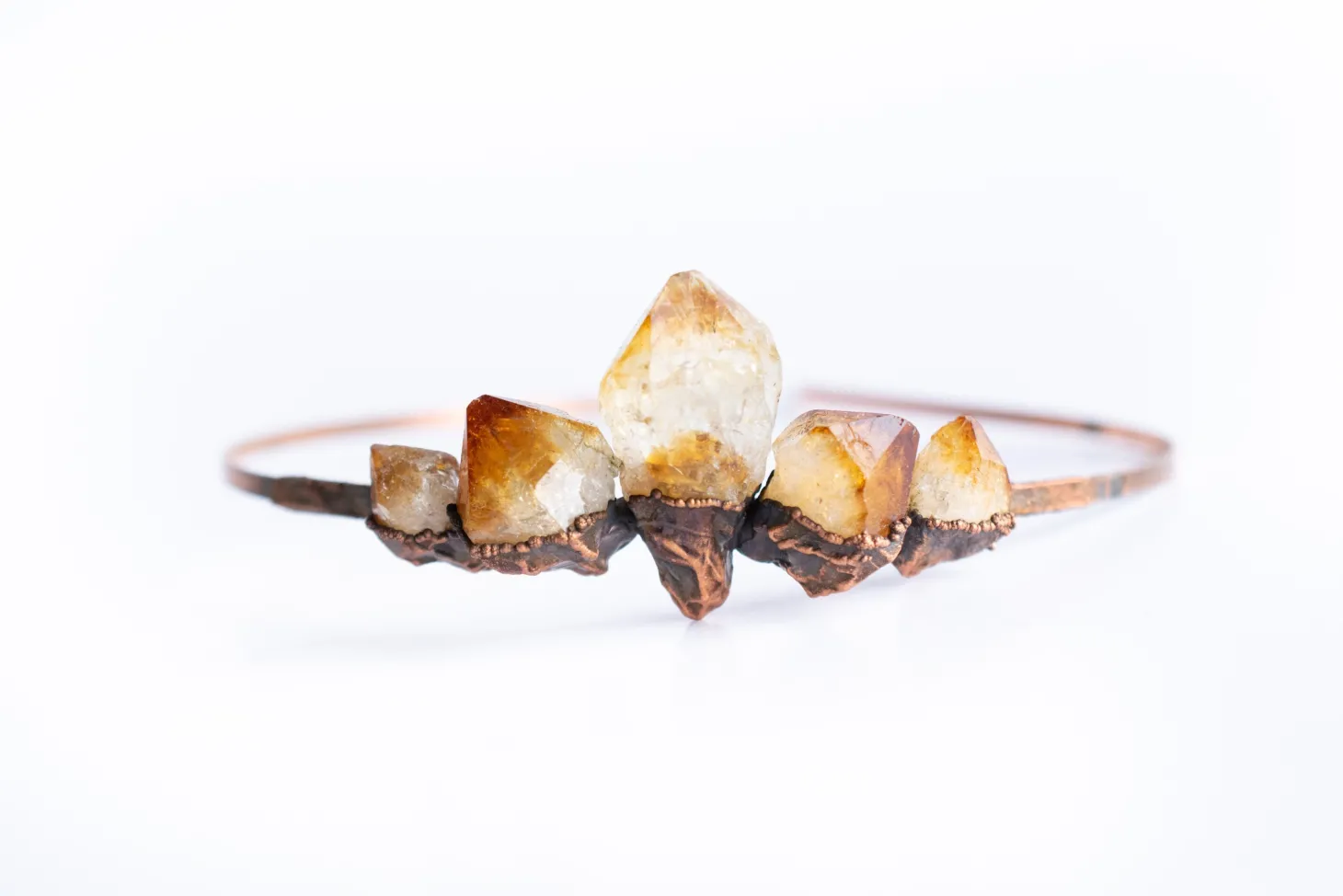 Citrine crown | Raw citrine crown | Citrine tiara