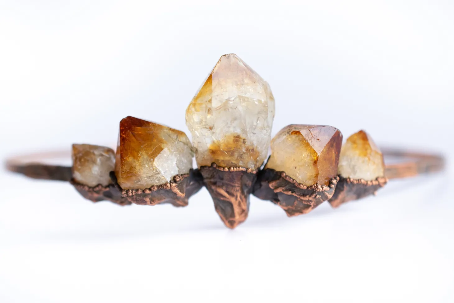 Citrine crown | Raw citrine crown | Citrine tiara