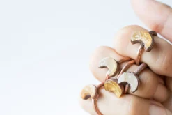 Citrine moon ring | Citrine crystal ring