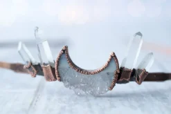 Crystal Moon Tiara | Quartz Crystal Crown