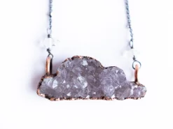 Druzy cloud necklace | Cloud necklace