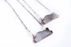 Druzy cloud necklace | Cloud necklace