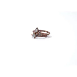 Faceted aquamarine ring | March Birthstone Ring