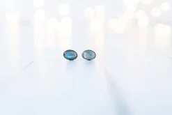 Labradorite earrings | Labradorite stud earrings