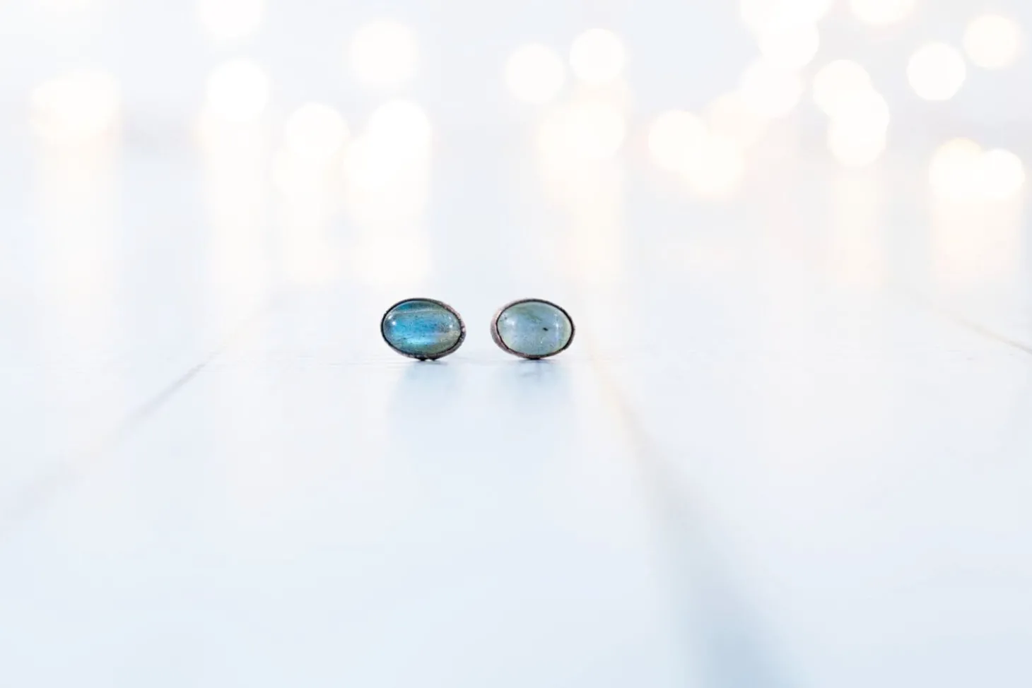 Labradorite earrings | Labradorite stud earrings