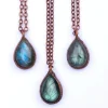 Labradorite necklace | Blue Labradorite necklace