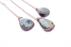 Labradorite necklace | Blue Labradorite necklace