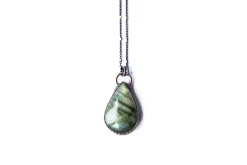 Labradorite necklace | Blue Labradorite necklace