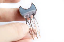Moon Hair Comb | Druzy crystal hair comb