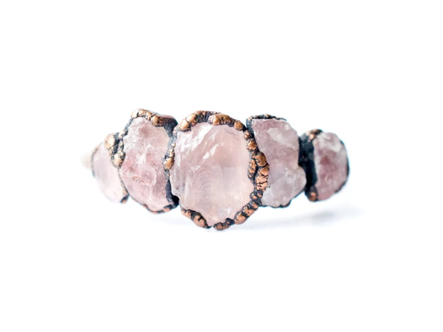 Multi Stone Ring | Raw crystal ring