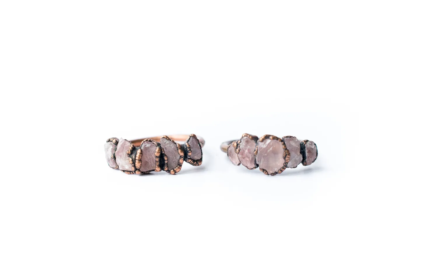 Multi Stone Ring | Raw crystal ring
