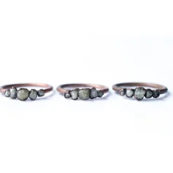 Multi Stone Ring | Raw diamond ring