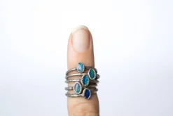 OPAL birthstone ring | Stacking birthstone ring