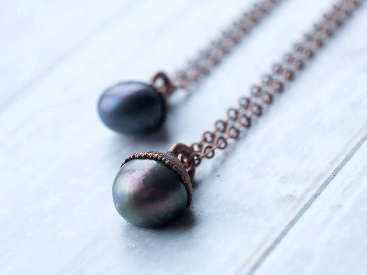 Pearl Necklace | Dark Pearl Necklace