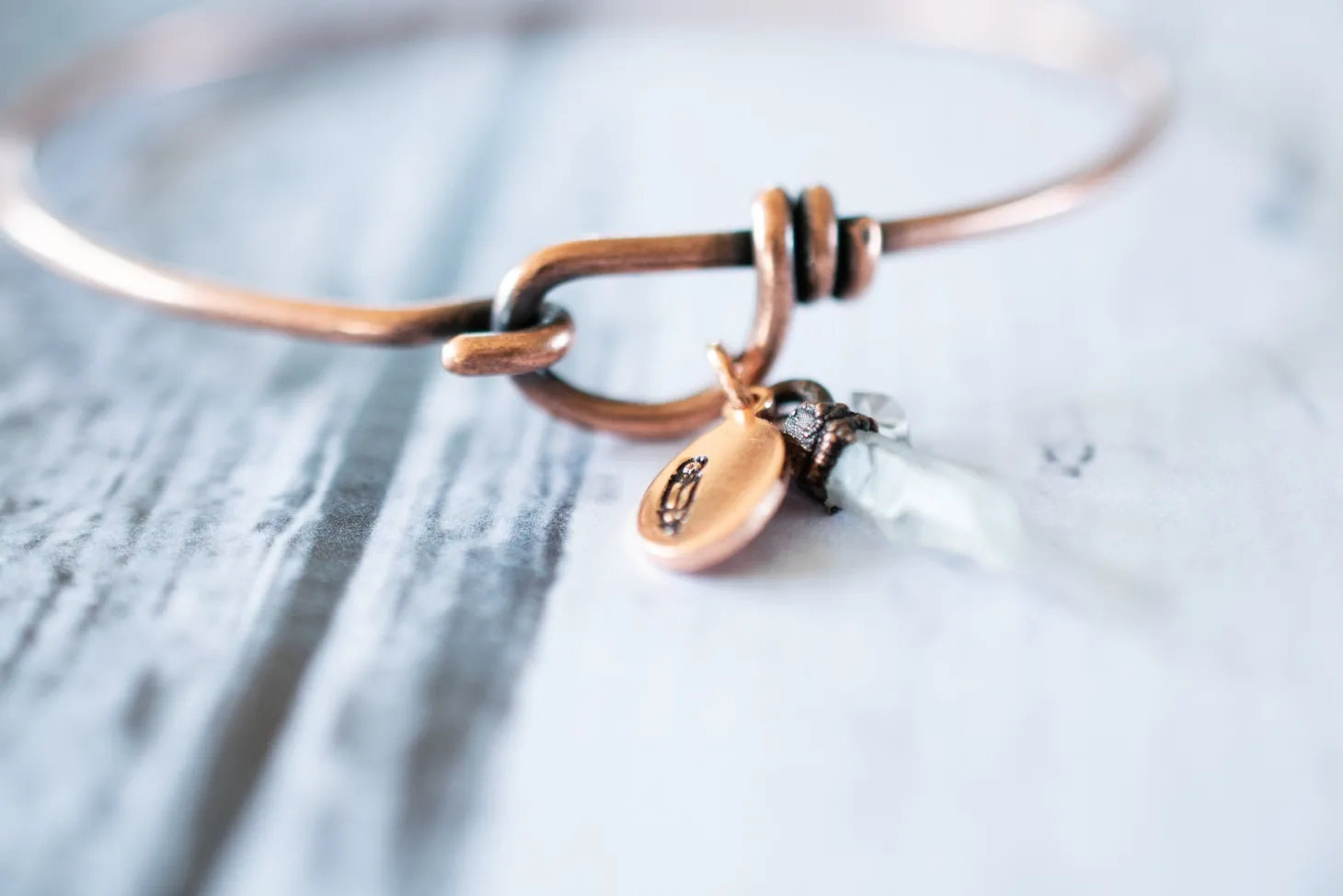 Quartz crystal bracelet | Tibetan Quartz crystal bangle