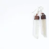 Raw crystal earrings | Quartz crystal earrings