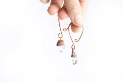 Raw crystal ornament | Quartz crystal ornament