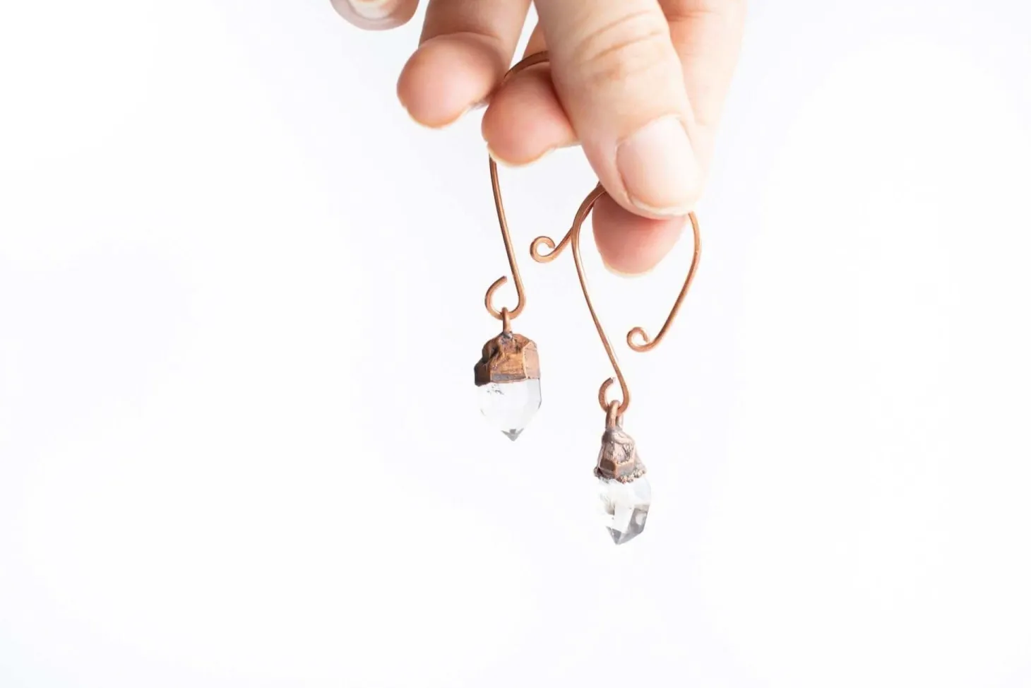 Raw crystal ornament | Quartz crystal ornament