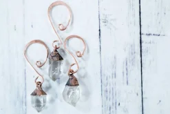 Raw crystal ornament | Quartz crystal ornament