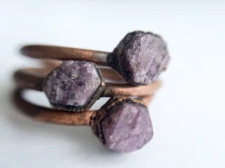 Raw ruby ring | Red ruby stacking ring