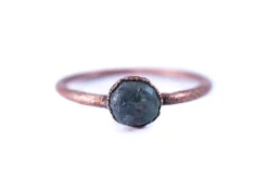 Raw sapphire ring | Blue sapphire ring