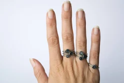 RAW sapphire ring | Blue sapphire ring