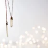 Raw smokey quartz necklace | Raw quartz necklace