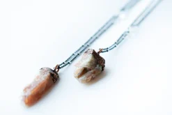 Raw Sunstone Necklace | Sunstone necklace