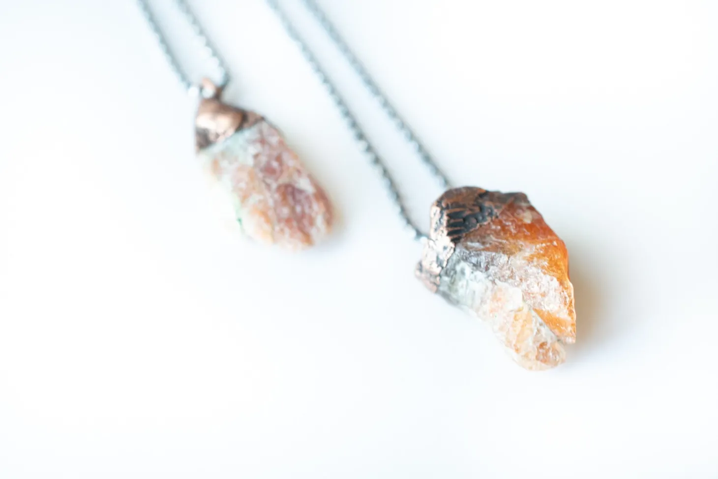 Raw Sunstone Necklace | Sunstone necklace