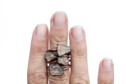Raw sunstone ring | Sunstone ring