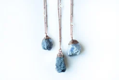 Raw tanzanite necklace | Tanzanite necklace