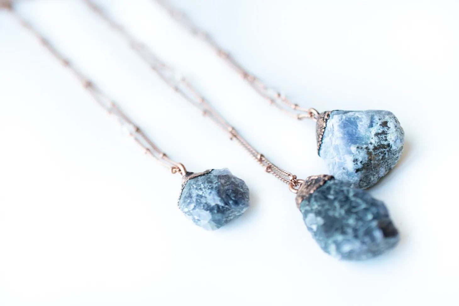 Raw tanzanite necklace | Tanzanite necklace
