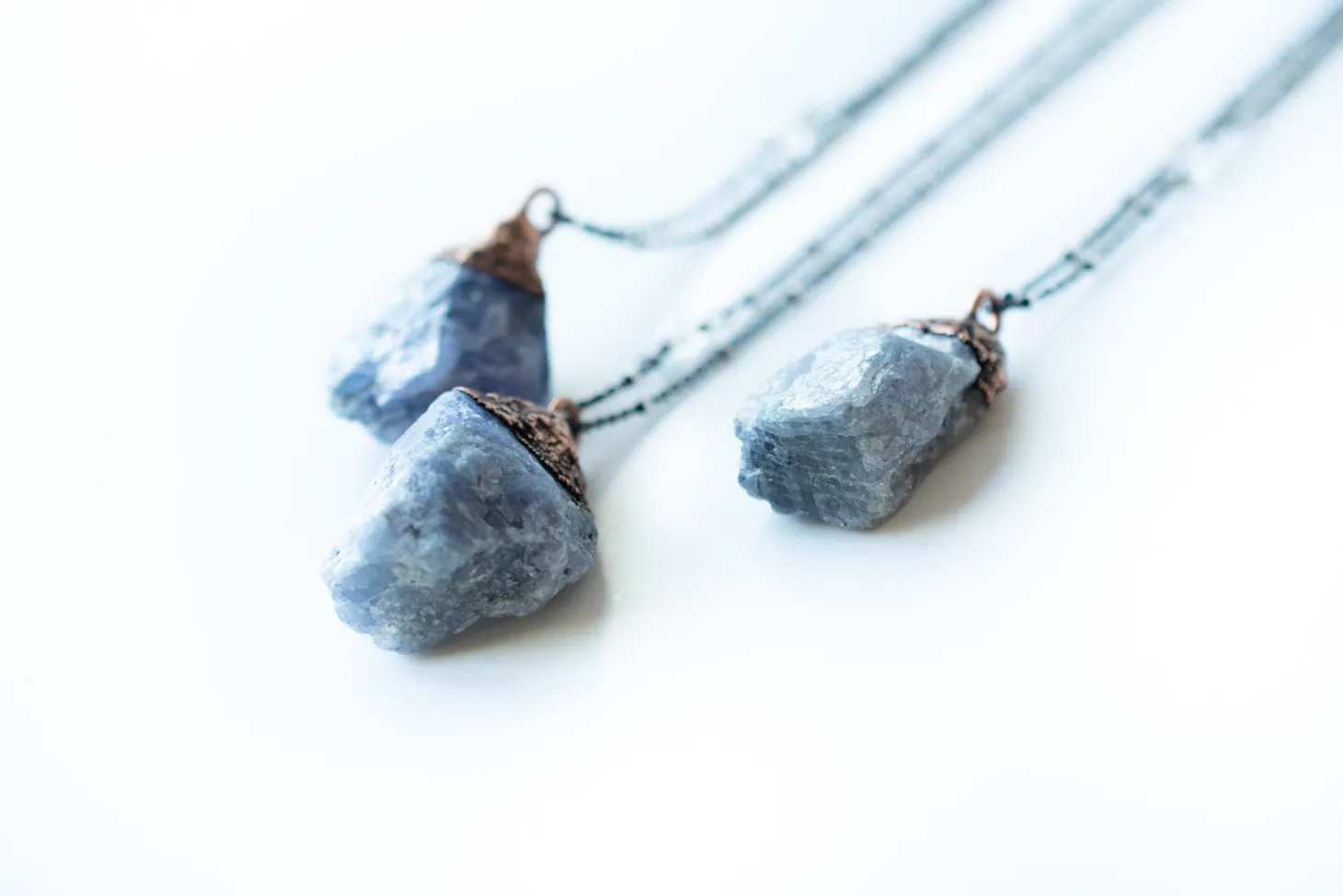 Raw tanzanite necklace | Tanzanite necklace