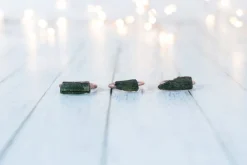 Rectangular Moldavite ring | Genuine moldavite ring