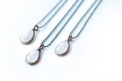 Rose Quartz Necklace | Faceted Rose Quartz