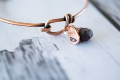 Rough garnet bracelet| Garnet crystal bracelet