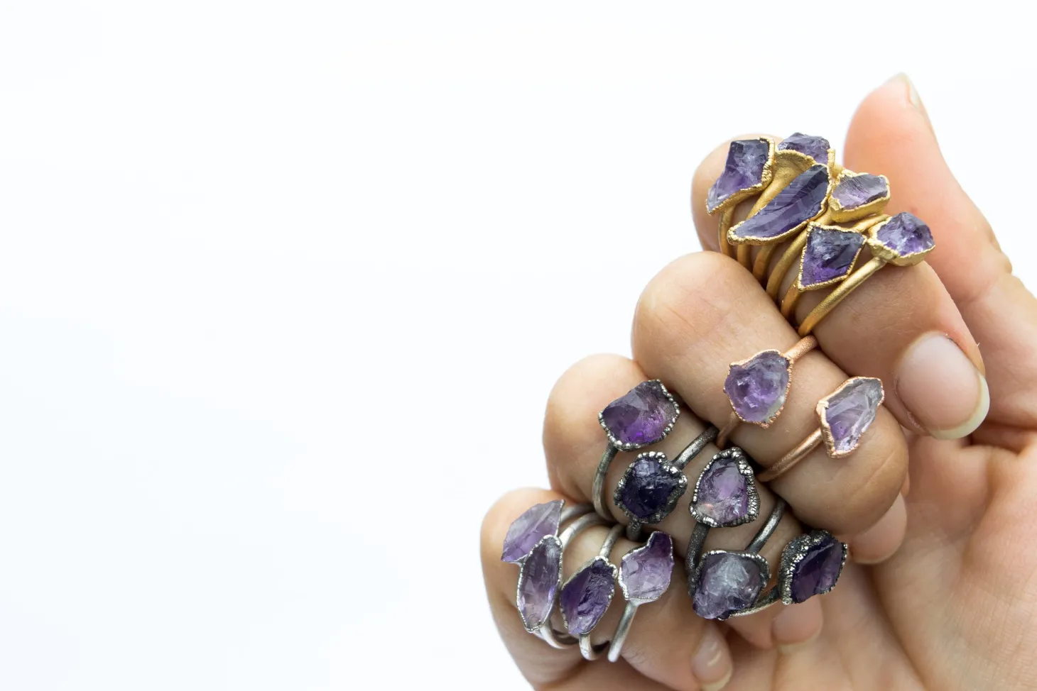 SALE Amethyst ring | Amethyst birthstone