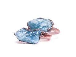 SALE Aquamarine Ring | Raw Aquamarine Jewelry