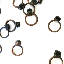 SALE Black tourmaline ring | Black tourmaline ring
