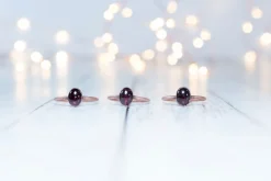 SALE Deep Red Garnet ring | Garnet Ring