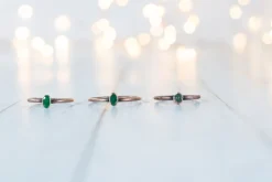 SALE Emerald birthstone ring | Emerald crystal ring