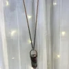 SALE Fluorite crystal necklace | Electroformed crystal necklace