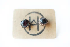 SALE Garnet | Garnet stud earrings