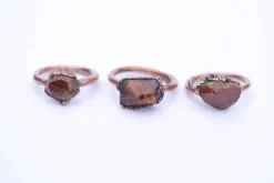 SALE Garnet ring | Orange Garnet ring