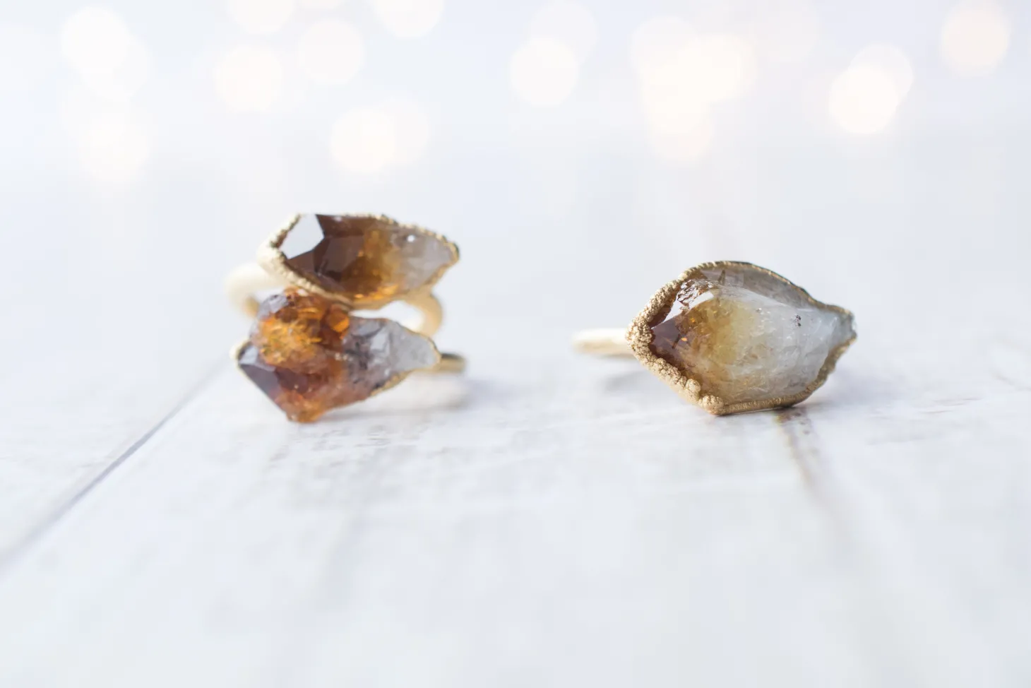 SALE Gold Citrine ring | Natural citrine ring