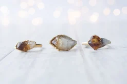SALE Gold Citrine ring | Natural citrine ring