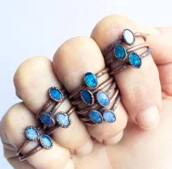 SALE Opal ring | Raw mineral ring